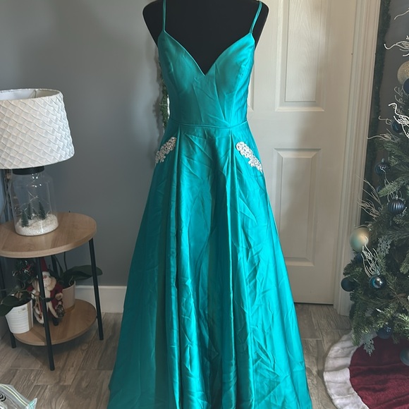 Teal Stacy Sklar dress - Picture 15 of 16